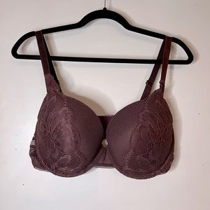 Auden (36DD) plunge coverage push up bra